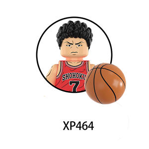 XP459-XP466 สมอลดังค์ บาสเก็ตบอล มังงะ ซากุรางิ ฮานามิจิ อากากิ ฮารุโกะ ตัวต่อพลาสติกเพื่อการศึกษา ของเล่นเด็กขนาดเล็ก - Product Image 4