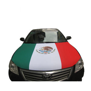 2024 дешевые, Лидер продаж, спандекс, печать логотипа на заказ, сублимационная рекламная кампания, Мексика, Национальный автомобильный капот, флаг - Product Image 3