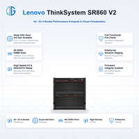 Server Rak 4U Berkualitas Tinggi Baru DDR4 3200 Prosesor Intel Xeon Generasi ke-3 ThinkSystem Server SR860 V2