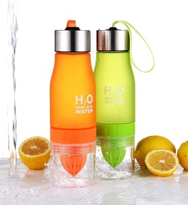 BPA libre 650ML taza de limón frutas deportes infundido o infusor botella de agua H2O más agua potable botella de bicicleta - Product Image 3