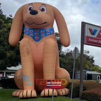 Modèle de chien géant gonflable publicitaire personnalisé en usine, décoration de fête, de vacances, promotion de centre commercial, événement extérieur