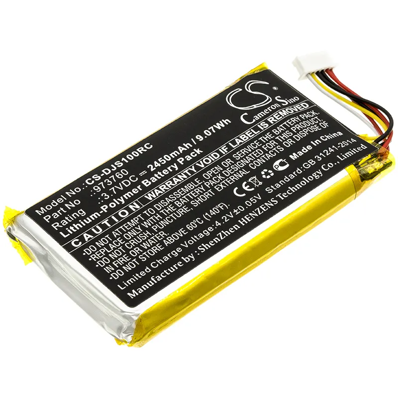 Replacement Battery for DJI Mavic Air 2 Mavic Pro Controller Spark Controller973760 3.7V/mA