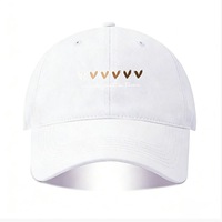 Gorra de Béisbol Unisex de 6 Paneles, Poliéster/Algodón Oxford, Diseño de Letras Bordadas, Ajustable, Transpirable, con Logotipo Personalizado