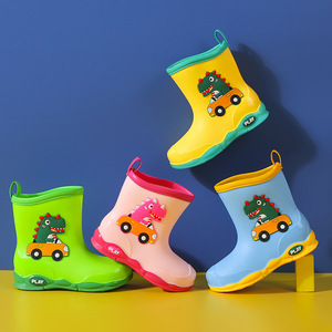 <span class=keywords><strong>Botas</strong></span> <span class=keywords><strong>de</strong></span> lluvia antideslizantes impermeables para niños con diseño <span class=keywords><strong>de</strong></span> dinosaurio bonito para aventuras al aire libre, zapatos <span class=keywords><strong>de</strong></span> <span class=keywords><strong>agua</strong></span> <span class=keywords><strong>de</strong></span> verano duraderos <span class=keywords><strong>de</strong></span> invierno para niños y niñas - Product Image 2