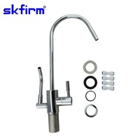 Robinet Ioniseur d'Eau Alcaline Chromé Satiné avec Filtre Purificateur pour Cuisine Domestique