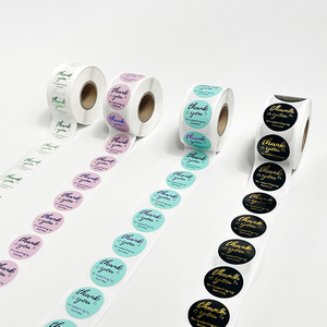 Wholesale Custom Adhesive <strong>Vinyl</strong> Waterproof <strong>Sticker</strong> Roll Labels <strong>Maker</strong> with Four-color Printing for Candle Use - Product Image 2