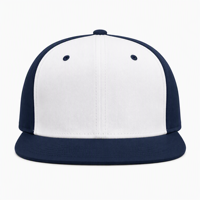 Casquettes de baseball personnalisées 5 panneaux bicolores style vintage, casquette de camionneur vierge en polyester avec broderie 3D courante, ajustable
