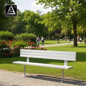 Panchina Lunga in Alluminio per Esterni, Arredo Urbano Intelligente, Seduta per Parco, Patio e Giardino, Ideale per Campus e Aziende - Product Image 1