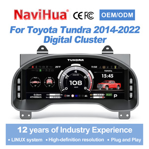 Navihua pour Toyota Tundra 2014-2022 : Système Linux de mise à niveau automobile, tableau de bord LCD, compteur de vitesse numérique, cluster numérique de voiture, cockpit virtuel - Product Image 1