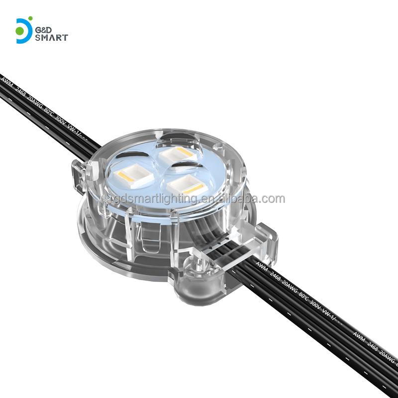 Smart App Control 12V Christmas Holiday Outdoor Point Lighting Pixel Point Light Source with Aluminum Track Permanent