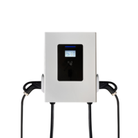 Unité de recharge murale DC 40 kW à réduction automatique de puissance pour véhicules électriques en milieu professionnel