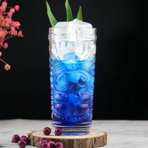 Taza de cerveza de vidrio transparente con cara de <span class=keywords><strong>león</strong></span> y cara de fantasma creativa, tazas de vidrio para leche y café para el hogar - Product Image 2