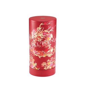 Lujo vacío cilíndrico impresión negro papel tubo círculo fragancia aceite personalizado fragancia caja vacía Perfume caja para hombres mujeres - Product Image 4