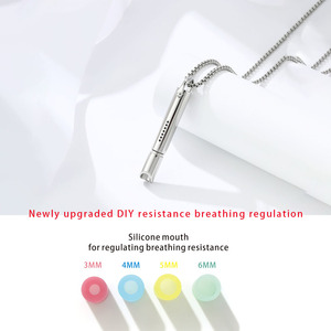 Collana Aromaterapica Profumata alla Frutta con Boccaglio in Silicone Sostituibile, Ciondolo Regolabile per Meditazione e Sollievo dall'Ansia - Product Image 2