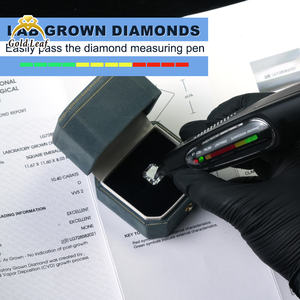 เพชรทรงแอสเชอร์ Goldleaf IGI สี DEF ขนาด 1-7 กะรัต คุณภาพ VVS VS ผลิตด้วยวิธี HPHT CVD ได้รับการรับรอง เหมาะสำหรับทำเครื่องประดับ - Product Image 5