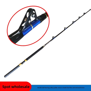 Canne à pêche en fibre <span class=keywords><strong>de</strong></span> verre robuste <span class=keywords><strong>de</strong></span> 165 cm pour la pêche en <span class=keywords><strong>bateau</strong></span>, pointe pleine, pour moulinet électrique, pêche en haute mer et sur les débris marins - Vente en gros - Product Image 3