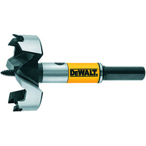 Broca Forstner DeWalt para madera, para cortar tapones, de acero brillante con vástago redondo - Product Image 1