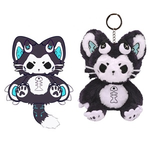 Bando bulu hewan kustom mainan mewah kartun berbulu halus pesta Halloween - Product Image 6