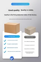 Boîte d'expédition en carton ondulé 5 plis, double paroi, grande, épaisse, solide, taille personnalisée, recyclable, avec poignée à fente, pour déménagement