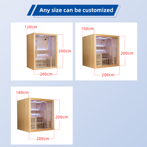 โดมซาวน่าอินฟราเรด ซาวน่าอินฟราเรด 4 คน ซาวน่าอินฟราเรดแบบฟาร์อินฟราเรด - Product Image 2