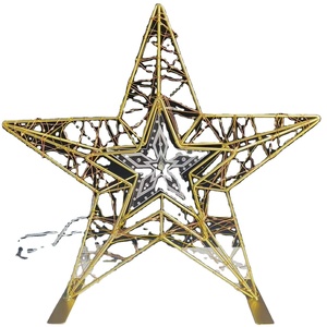 Battery Powered ấm trắng LED giáng sinh vườn đèn với điều khiển bằng giọng nói IP44 không thấm nước chùm 360 góc Sao Đèn trang trí - Product Image 2