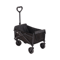 Le nouveau chariot de camping pliable à grande capacité en acier au carbone à quatre roues le plus chaud du marché avec personnalisation OEM