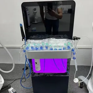Alta qualidade Esclarecendo o Aqua hydra hidratante facialmachine com máscara led H2O2 hidro Spa máquina facial
