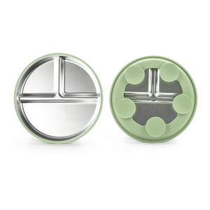 Juego <span class=keywords><strong>de</strong></span> Vajilla <span class=keywords><strong>de</strong></span> Silicona <span class=keywords><strong>para</strong></span> Niños, <span class=keywords><strong>Platos</strong></span> <span class=keywords><strong>de</strong></span> Acero Inoxidable con Succión <span class=keywords><strong>para</strong></span> Bebés, Vasos, Tazones, Plato <span class=keywords><strong>para</strong></span> Comida, Babero - Product Image 4