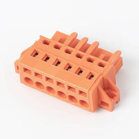 Bloc de bornes enfichable RS MCS5.08 2P 3P 4P, ensemble de connecteurs mâle-femelle, orange PA66 160V 4A