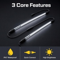Tube LED T5 étanche et connectable pour élevages avicoles, 4W 5W 6W 8W, dimmable, pour poulaillers et cages de poulets de chair