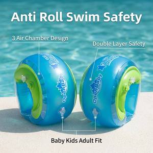 Brassards de sécurité gonflables <span class=keywords><strong>anti</strong></span>-évanouissement en TPU <span class=keywords><strong>à</strong></span> 3 chambres et double couche pour bébés, enfants et adultes, conformes aux normes CPC CE - Product Image 1