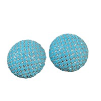 TIANSHE 2027 Nouvelle Collection Mariage – Parure Luxe Bleu Turquoise : Bracelet, Boucles d'Oreilles et Bague