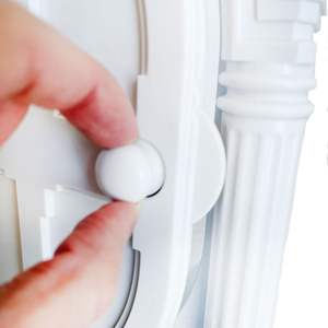 छोटे पालतू जानवरों के लिए आधुनिक प्लास्टिक वर्ग कुत्ते और बिल्ली स्क्रीन दरवाजा - Product Image 5