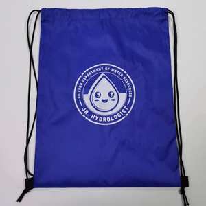 حقيبة تسوق برباط من البوليستر 210D ، رسم رخيص ، حقيبة ظهر رياضية ترويجية للصالة الرياضية - Product Image 6
