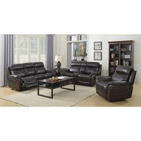 Edle und Schöne Wohnzimmermöbel Sofa Echtes Luxus-Leder Relaxsessel