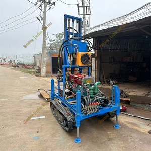 100M 200M Mobiele Perforadora De Pozo De Agua Mini Artesische Waterput <span class=keywords><strong>Crawler</strong></span> Waterput Booreiland Kleine Boorinstallatie Machine - Product Image 3