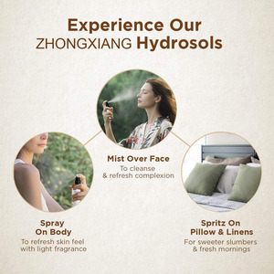 Toplu organik gül hidrosol-yüz 100% sprey cilt ve saç bakımı için % vücut spreyi saf doğal gül çiçek su - Product Image 3