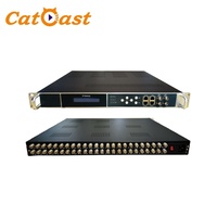 Receptor de satélite DVBS2/T2 Sintonizador de entrada a HLS RTMP HTTP RTSP SRT IPTV Gateway en TV Front-End System