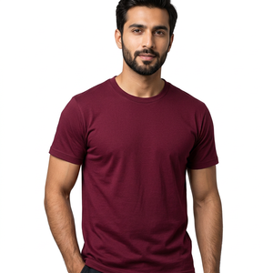 Camisetas Personalizadas 100% Algodón, Cómodas y Transpirables, Cuello Redondo, Manga Corta, para Hombre y Mujer, en Colores Surtidos, Tejido de Punto - Product Image 1