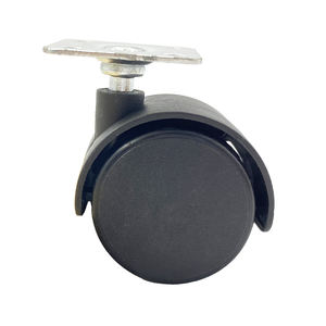 Kunden spezifische Industriestahl-Büromöbel drehbar Twin Hooded Casters Nylon Swivel Silent Castor Möbel Colson Caster - Product Image 1