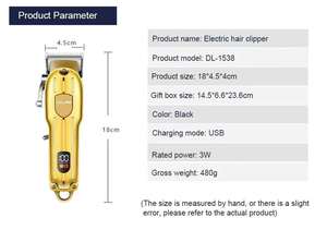 Recortadores de pelo nuevos, cortadores de pelo recargables, maquinilla eléctrica de alta potencia para peluquería, venta al por mayor - Product Image 2