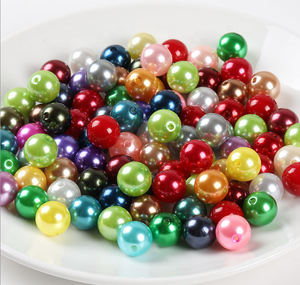 Cuentas de Plástico para Joyería de Moda al por Mayor, Perlas de Imitación de Plástico ABS - Product Image 1