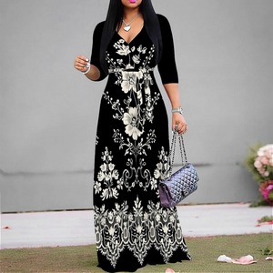 Women's Plus Size Summer Maxi Dress Floral Print Spaghetti Strap Tiered Casual Beach Outfits Sweet Y2K Style Eco-Friendly - Product Image 4
