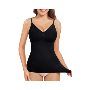 Veste de maintien corporel amincissante de haute qualité pour femmes, sans couture, en élasthanne/nylon, contrôle moyen, compression, vêtements de maintien pour femmes, vente en gros - Product Image 4