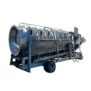 Peralatan penyaringan batu dan pasir layar Drum tanpa serat ponsel ban tambang bahan baja mangan - Product Image 3