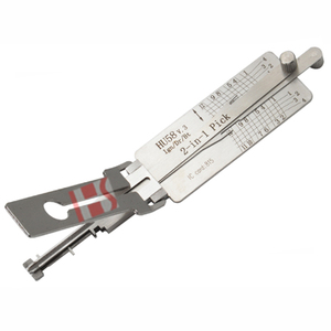 Chính Hãng Lishi Chọn Auto Car Khóa Xi Lanh Key Reader Lishi HU58 Turbo Lockpick Bộ Giải Mã - Product Image 3