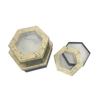 Boîte en papier carrée personnalisée de haute qualité, boîte-cadeau en carton avec fenêtre transparente en PVC, emballage de chocolat, à bas prix, boîte-cadeau
