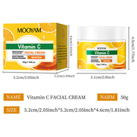 Crème hydratante éclaircissante à la vitamine C OEM 50g à l'acide hyaluronique pour une peau radieuse et hydratée