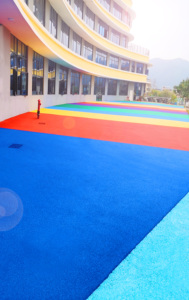 Gránulos de goma EPDM duraderos INOLP para canchas de tenis y baloncesto al aire libre Superficie de larga duración - Product Image 3