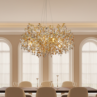Lustres en cristal modernes à prix d'usine pour hall d'hôtel, salon et escalier, design branche d'arbre